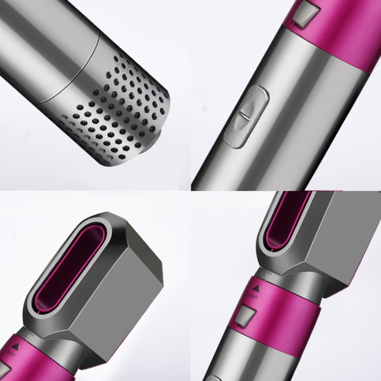 5 In 1 Hot Air Comb Automatic Curling Iron Square Model Hair Styling Comb Curling And Straightening, Plug: US Plug