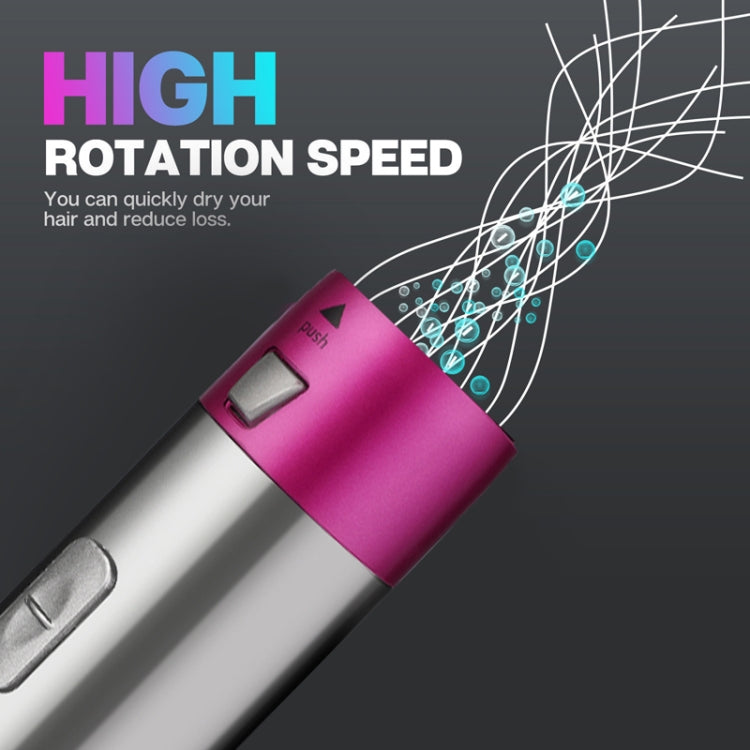 5 In 1 Hot Air Comb Automatic Curling Iron Square Model Hair Styling Comb Curling And Straightening, Plug: AU Plug