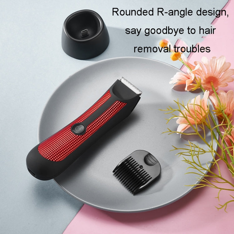 Women Electrical Hair Removal Instrument Shaving Knife Axillary Hair Shaver(Red)