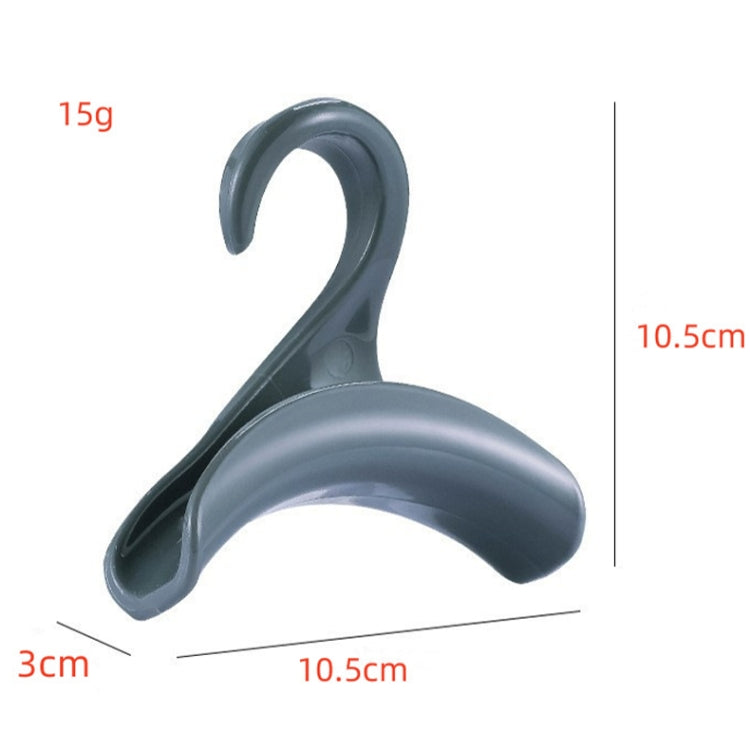 5pcs Wardrobe Hook Hat and Scarf Storage Rack Bag Anti-deformation Arch Hanger(White)