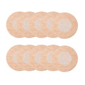 10pcs /Pack Disposable Anti-Bump Invisible Breathable Breast Patch, Model: Round(OPP Bag)