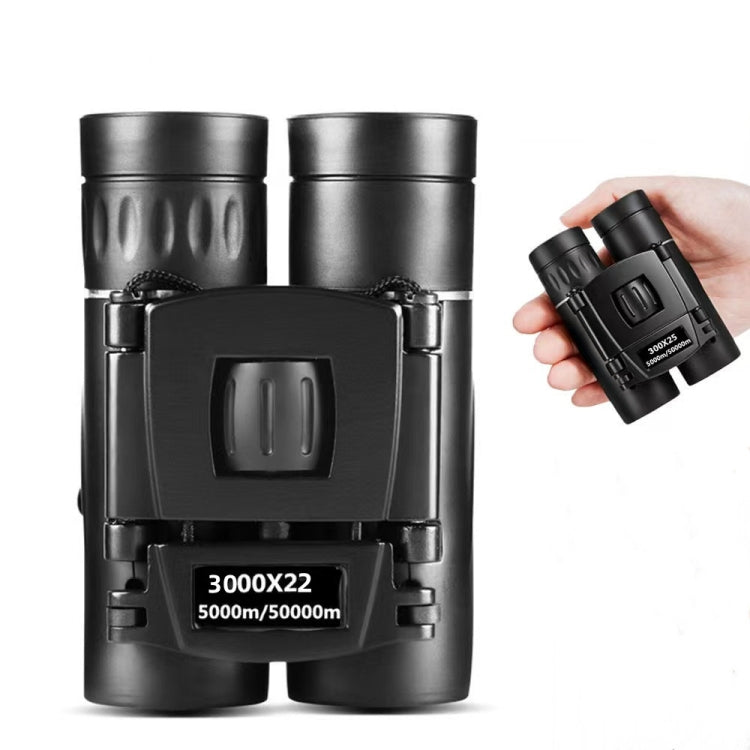 3000 x 22 Standard HD Powerful Folding Binoculars for Hunting Outdoor Camping