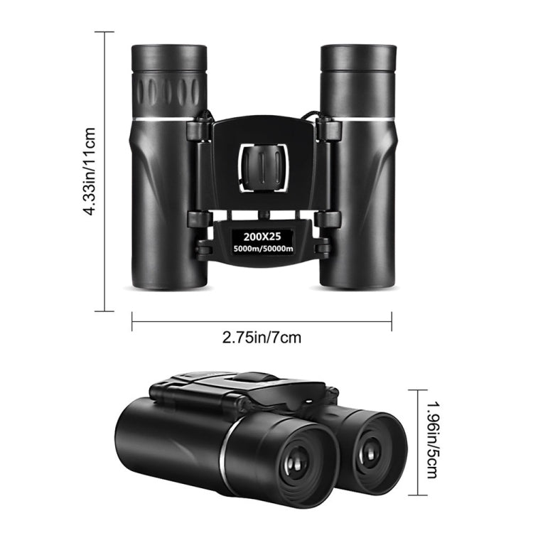 3000 x 22 Standard HD Powerful Folding Binoculars for Hunting Outdoor Camping