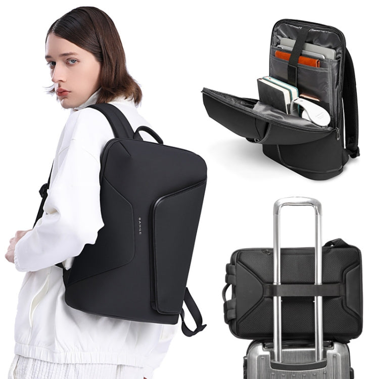 BANGE BG-2913 Mens Double-Shoulder Travel Outdoor Backpack Business Commuting Casual Laptop Bag(Gray)
