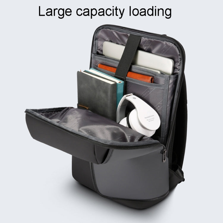 BANGE BG-2913 Mens Double-Shoulder Travel Outdoor Backpack Business Commuting Casual Laptop Bag(Gray)