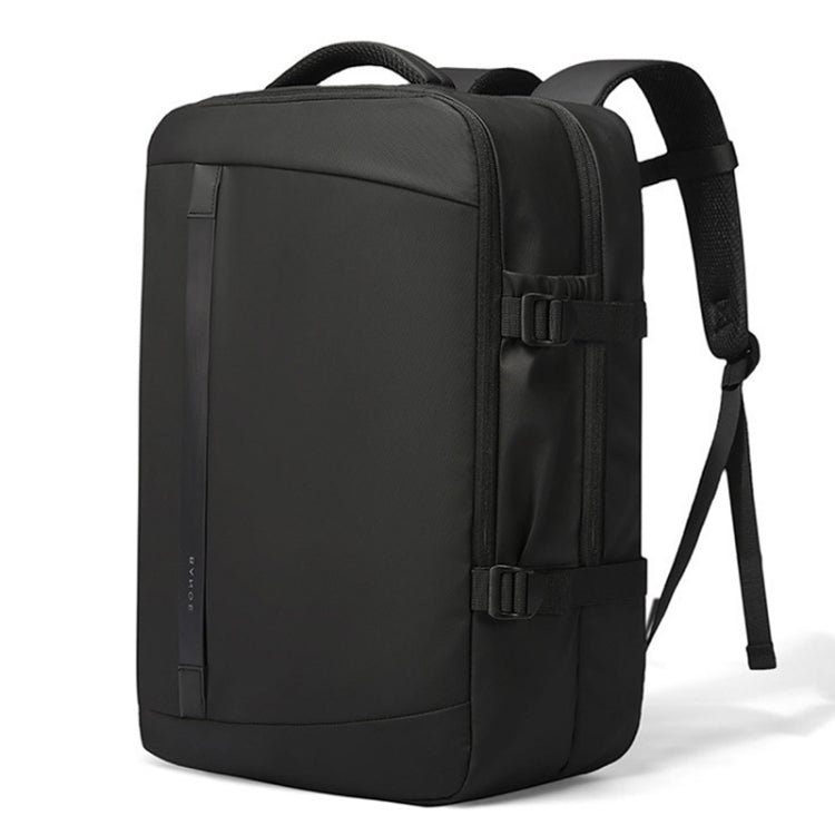 BANGE BG-2892 Mens Business Double-Shoulder Backpack Large Capacity Traveling Computer Bag(Black)
