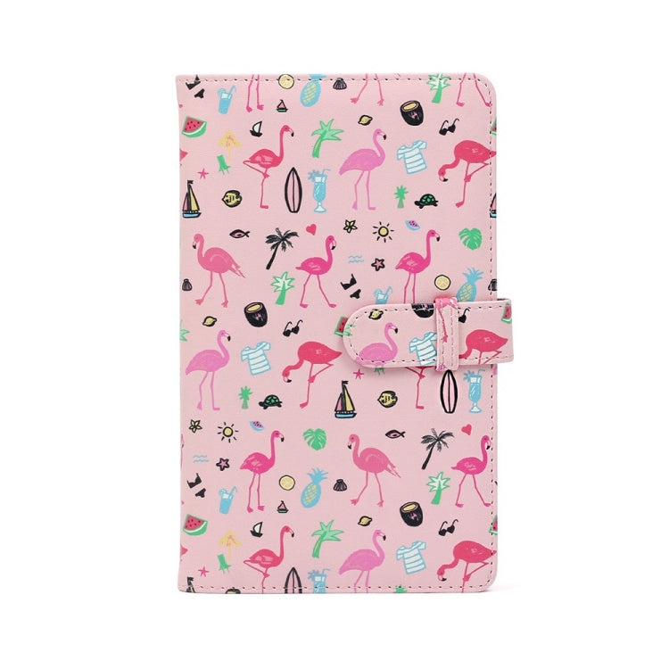 For Polaroid Mini11 3 Inch PU Photo Album Bank Card Stamp Storage Album, Pattern: Watermelon Pink