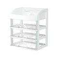 Desktop Drawer Organizer Multi-Layer Cosmetic Jewelry Box Stationery Multi-Functional Organizer, Style: 4 Layer White Drawer (White)
