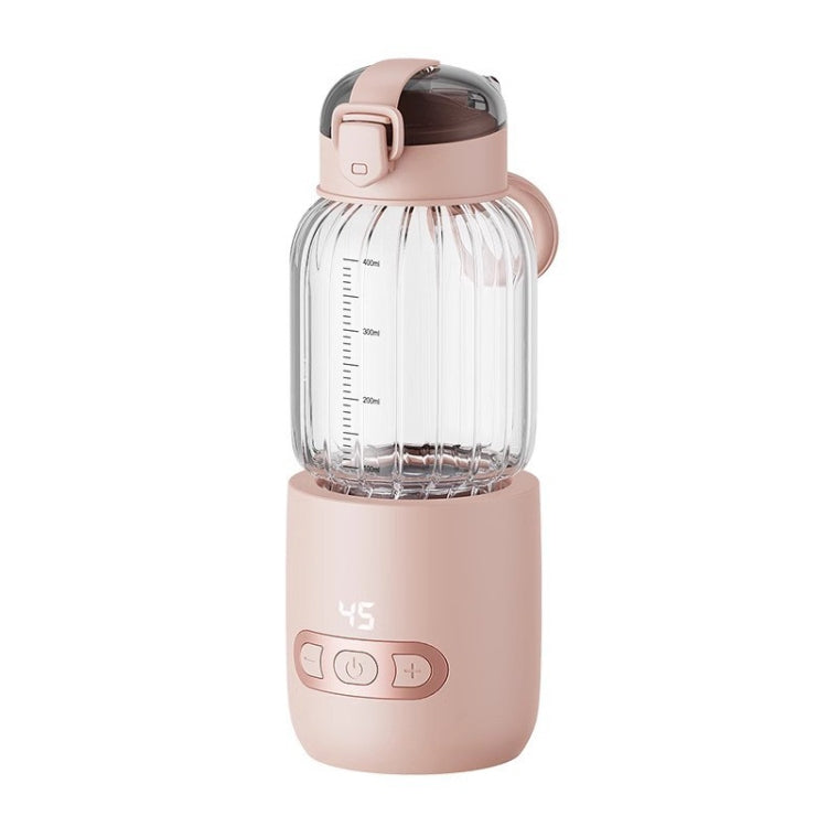 400ml  Wireless Instant Water Warmer Electric Kettle For Baby Formula With 15000 MAh Battery Capacity(Pink)