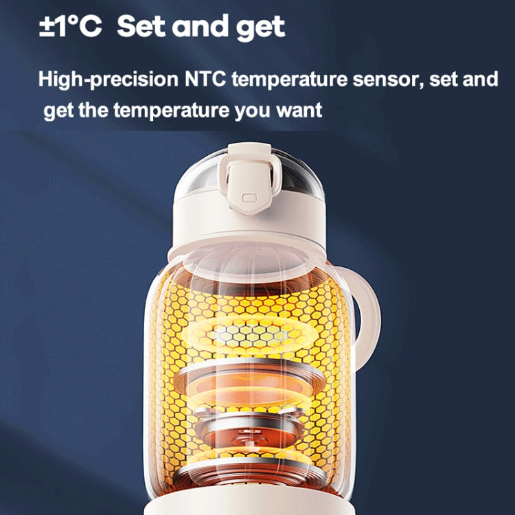 400ml  Wireless Instant Water Warmer Electric Kettle For Baby Formula With 15000 MAh Battery Capacity(Pink)