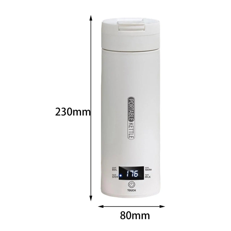 300W 500ml Electric Heating Water Cup Smart Boiling Kettle Temperature Control Kettle, Spec: SUS304 UK Plug