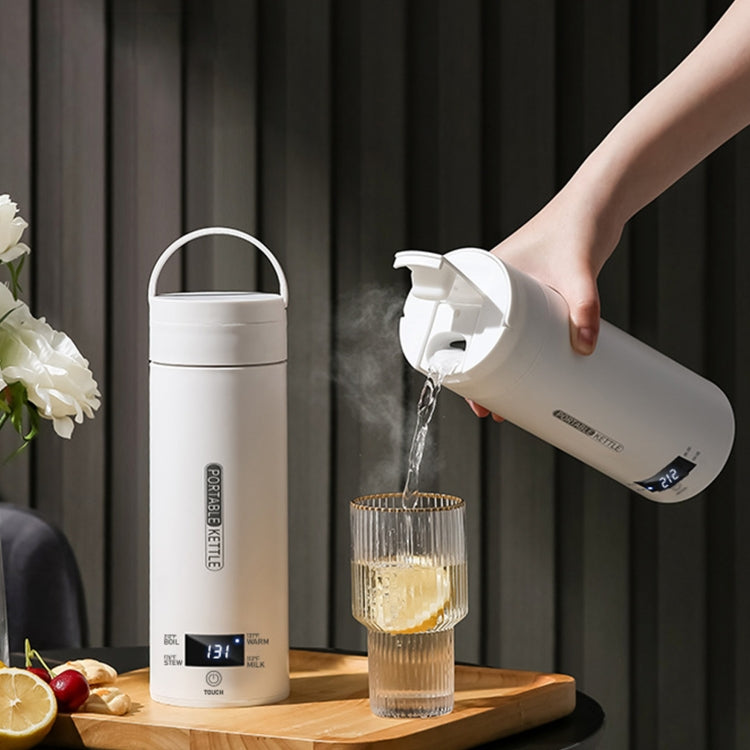 300W 500ml Electric Heating Water Cup Smart Boiling Kettle Temperature Control Kettle, Spec: SUS304 UK Plug