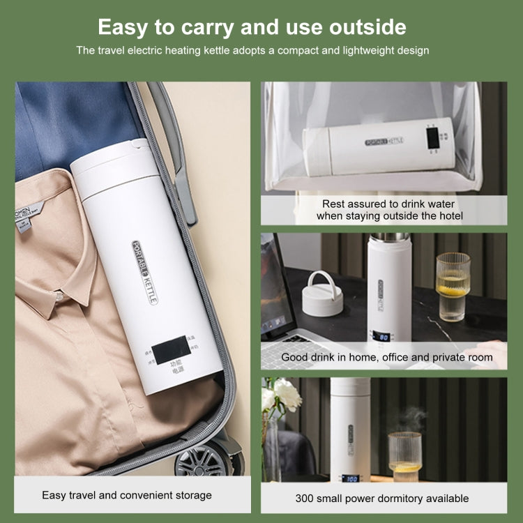 300W 500ml Electric Heating Water Cup Smart Boiling Kettle Temperature Control Kettle, Spec: SUS316 EU Plug