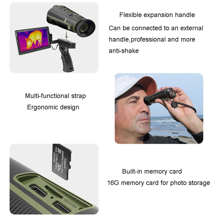 Teslong TTS260 Monocular HD Infrared Night Vision Camera Outdoor Adventure Night Vision Thermal Imaging Device