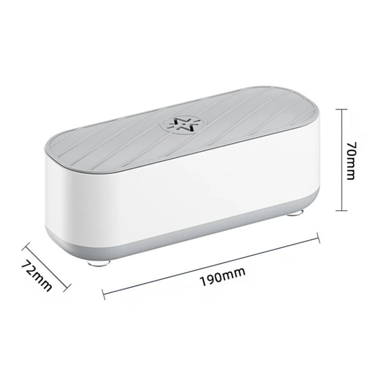 Multifunctional Ultrasonic Cleaner Jewelry Glasses Lenses Cleaning Machine, Spec: Rechargeable With Purple Light