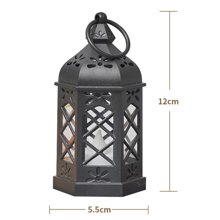 1.5V LED Electronic Candle Light Portable Lamp Wind Lamp Retro Decorative Lights