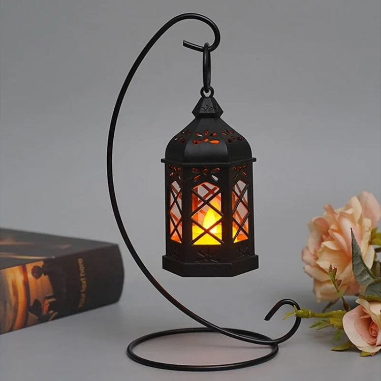 1.5V LED Electronic Candle Light Portable Lamp Wind Lamp Retro Decorative Lights
