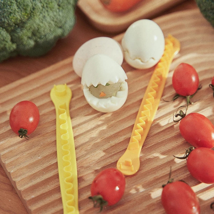 2pcs /Set Lace Egg Cutter DIY Egg Mold Kitchen Salad Making Tools