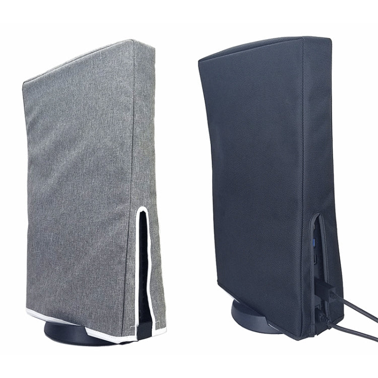 For PS5 Slim Disc & Digital Host Dust Cover Protective  Case, Style: Horizontal Gray