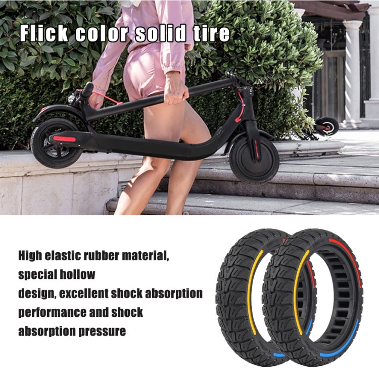 8.5 x 2 inch Colorful Flick Off-road Honeycomb Tires for Xiaomi M365 / Pro / Pro 2 / 1S / Lite(Tricolor)