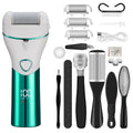 10pcs/set Household Electric Dead Skin Peeling Foot Grinder, Color: Blue