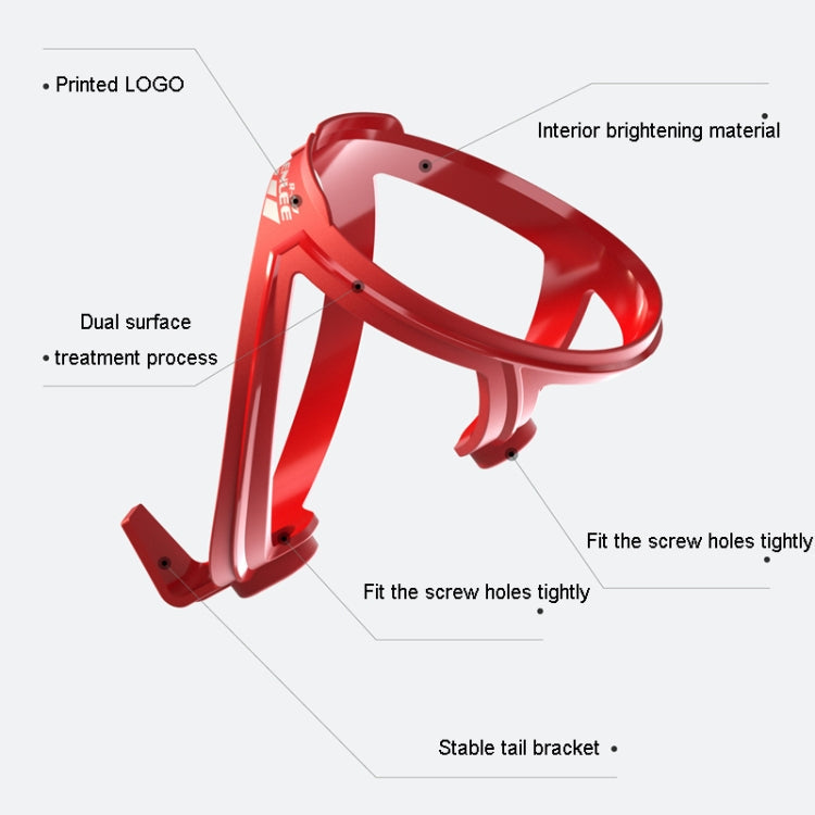 ENLEE R-50 Plastic Bicycle Bottle Cage Road And Mountain Bike Cylinder Holder Cycling Accessories(Black)