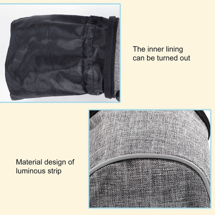 LDLC Outdoor Pet Snack Bag Oxford Cloth Reflective Dog Training Bag(Light Pink)