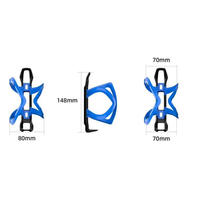 ENLEE R-60 Plastic Bicycle Bottle Cage Road And Mountain Bike Cylinder Holder Cycling Accessories(Black)