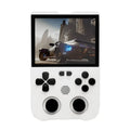 AMPOWN XU10 Handheld Game Console 3.5-Inch IPS Screen Linux System Portable Video Arcade 128G(White)