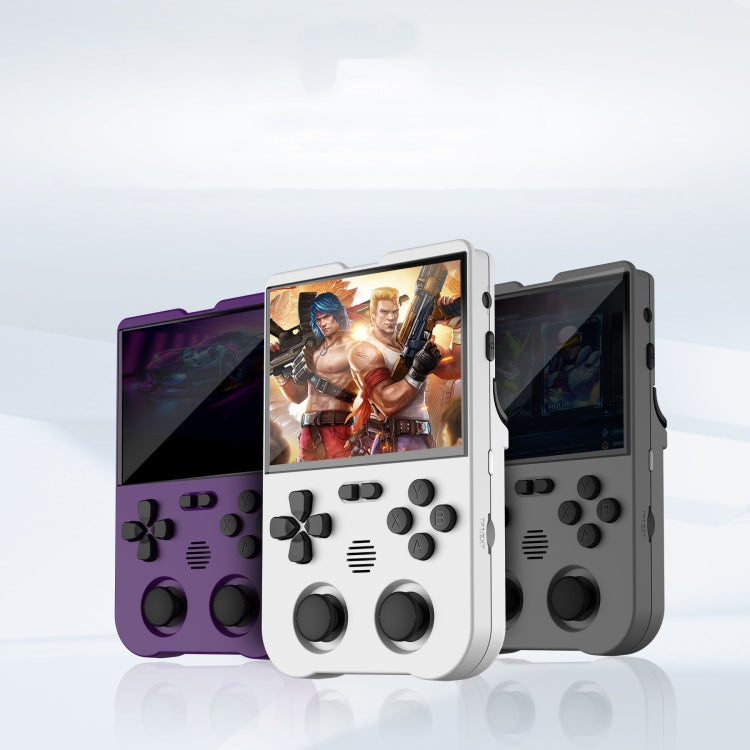 AMPOWN XU10 Handheld Game Console 3.5-Inch IPS Screen Linux System Portable Video Arcade 64G(Grey)