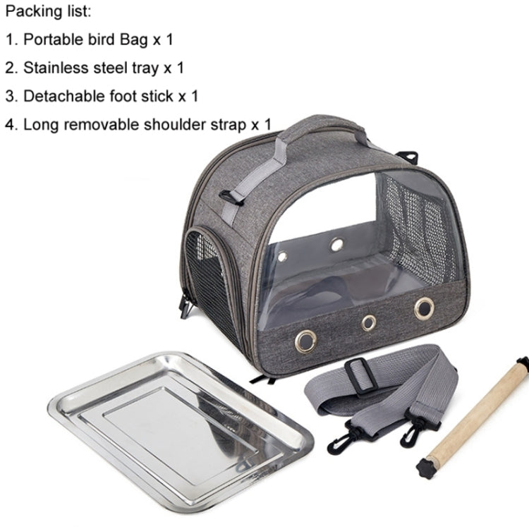 33x26x24cm Portable Foldable Birdcage Oxford Cloth Hamster Rabbit Squirrel Pet Outing Bag