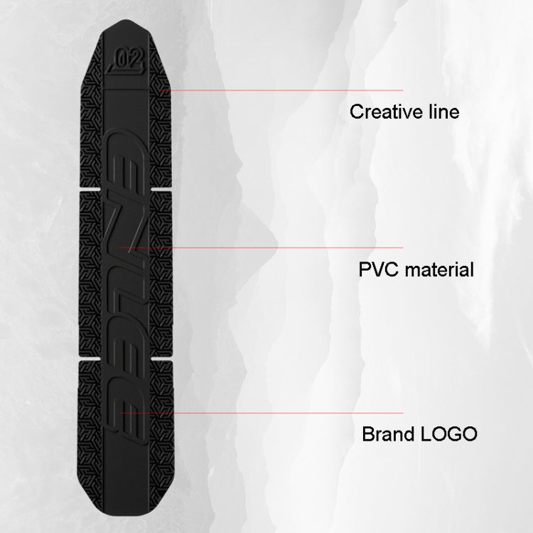 ENLEE E-645 Bicycle Frame Protectors Mountain Bike Road Bike Bumper Covers Downtube Guards(Red)