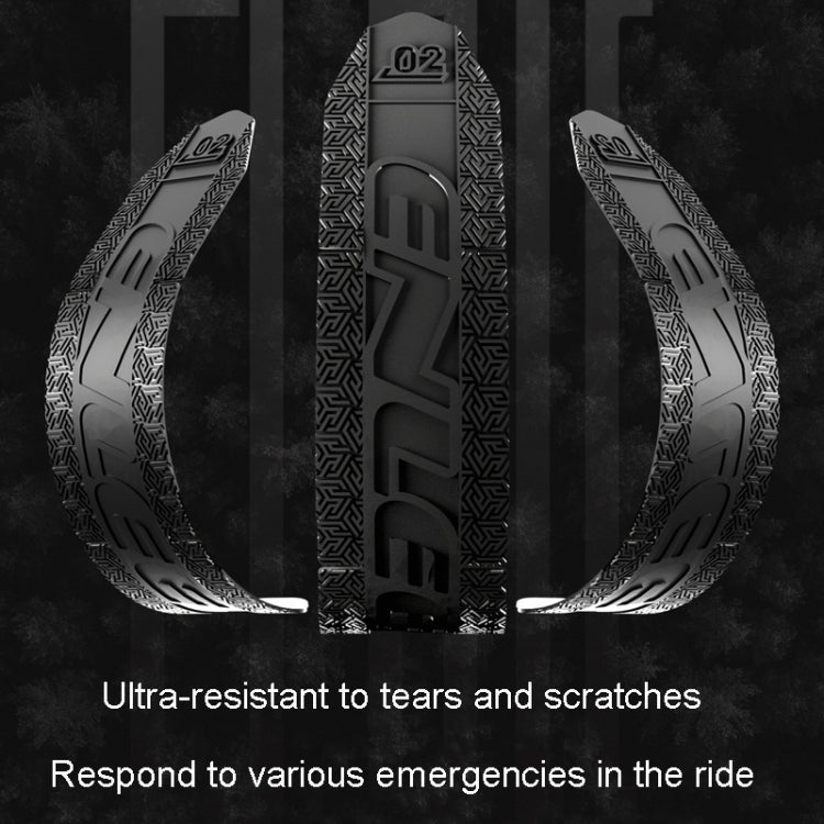 ENLEE E-645 Bicycle Frame Protectors Mountain Bike Road Bike Bumper Covers Downtube Guards(Red)
