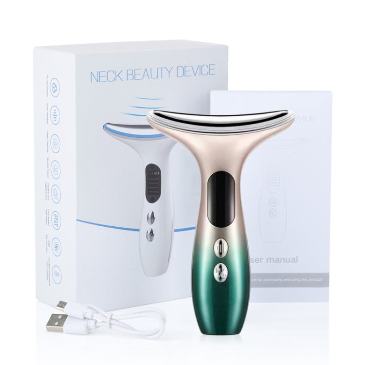 HY38 EMS Micro-Current Constant Temperature Neck Beauty Instrument Facial Introduction Device(Black)