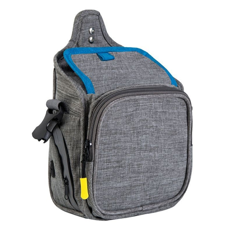 25x17x12cm Portable Pet Training Bag For Outings Dog Pet Snack Waist Bag(Little Dance Dragon Gray+Blue)