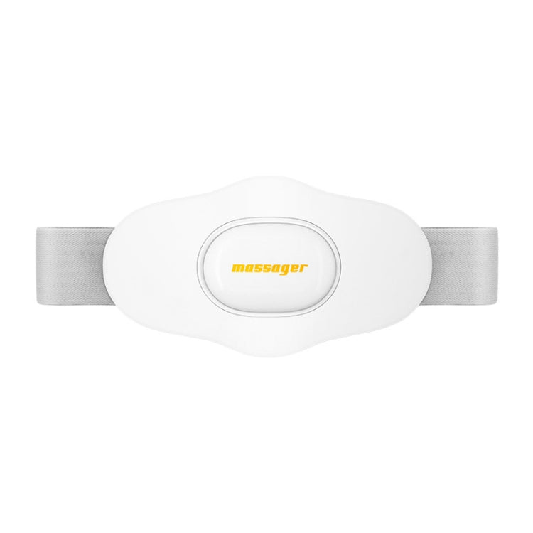 Y2 EMS Pulse Hot Compress Lumbar Massager Multifunctional Voice Broadcast Massage Belt(White)