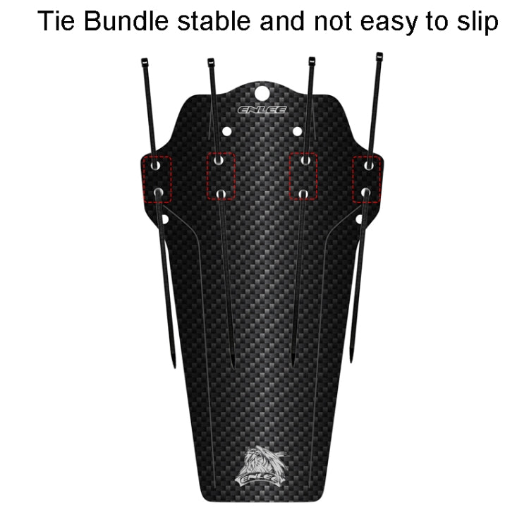 ENLEE Mountain Bike Fenders Mountain Bicycle Saddle Universal Riding Accessories, Model: Carbon Fiber