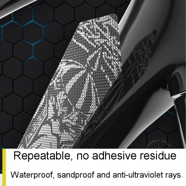 ENLEE 10pcs /Set Mountain Bike Frame Anti-Scratch Sticker Waterproof Protective Film For Cycling Equipment, Model: Transparent Model