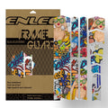 ENLEE 11pcs /Set Mountain Bike Frame Color Changing Anti-Scratch Sticker Waterproof Protective Film For Cycling Equipment, Model: Colorful Beauty