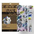 ENLEE 11pcs /Set Mountain Bike Frame Color Changing Anti-Scratch Sticker Waterproof Protective Film For Cycling Equipment, Model: Colorful Forest