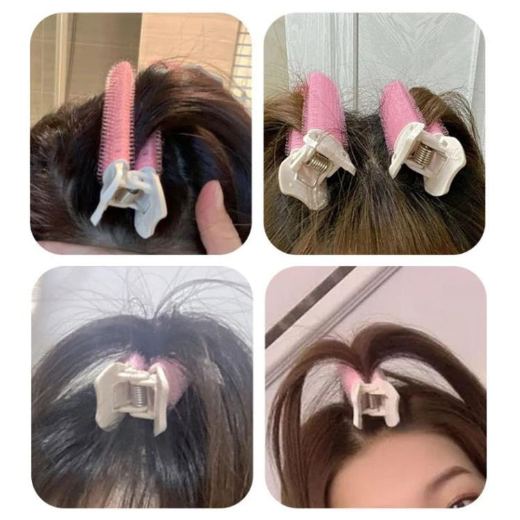 Fluffy Hair Clips Volumizing Root Clips Women Girls DIY Hair Styling Tool(Light Pink)
