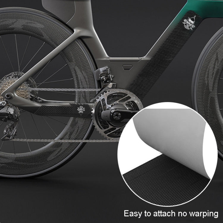 ENLEE E17305 6pcs /Set Road Bike Frame Stickers Thickened Waterproof Chain Guard Protector Decal, Model: Anime
