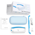 SAD Light Therapy Glasses Wearable UV-Free Blue & White LED Light Therapy Lamp Japanese Version