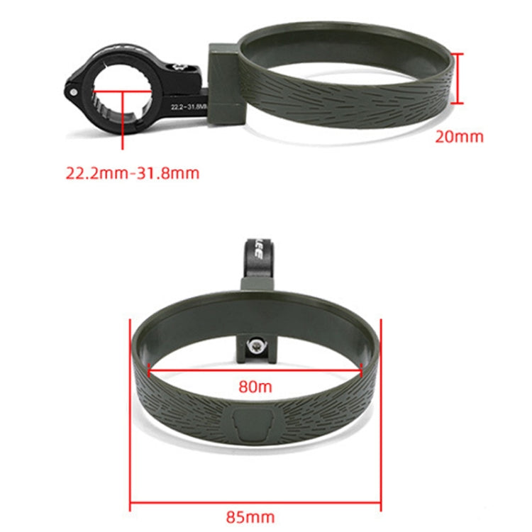 ENLEE KF-2.0 Bicycle Coffee Cup Bracket Stroller Bottle Carrier Tea Kettle Mug Holder(Dark Blue)