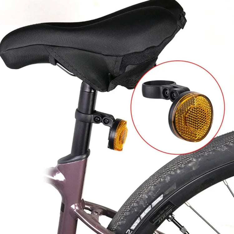 For Airtag Hidden Reflective Tail Light Bicycle Mount(Red)