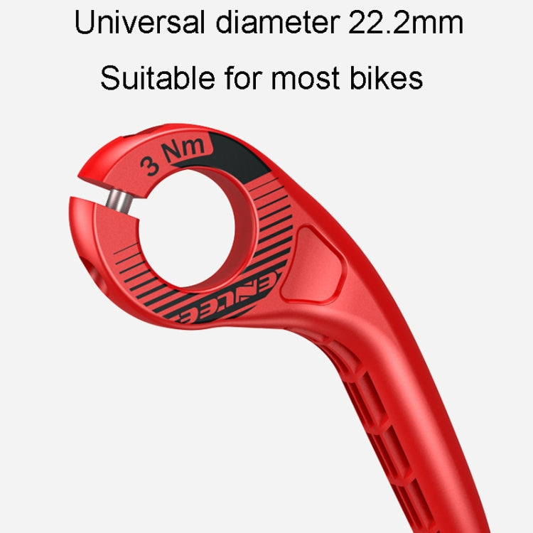 ENLEE E-45616 1pair Bicycle Handlebar Covers Cow Sheeps Horn Grips Joystick Sleeve Accessories(Black)