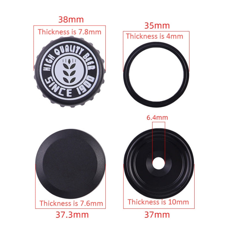 For AirTag Tracker Case Bicycle Hidden Headset Mount Anti-Theft Bike Locator Bracket Holder, Style: Round
