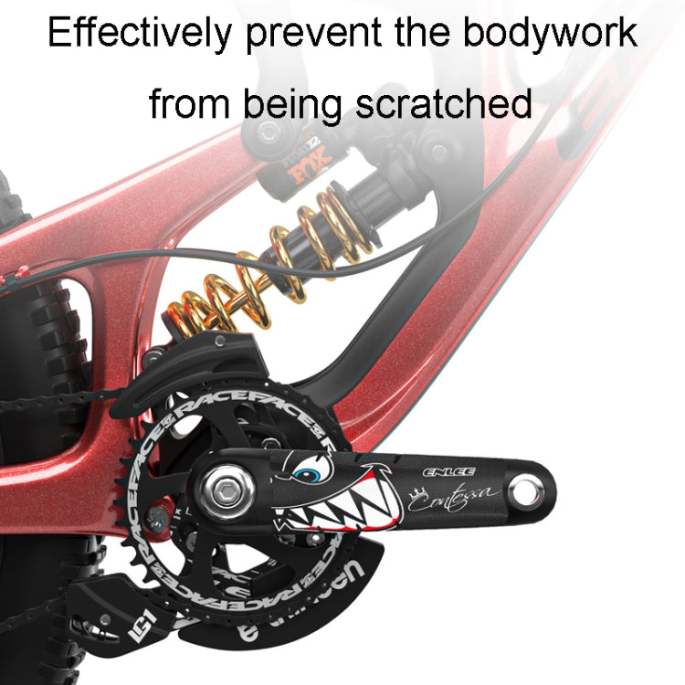 ENLEE EM2201 2pcs /Set Bicycle Crank Protective Covers Universal Decoration For Mountain And Road Bikes, Model: Flash