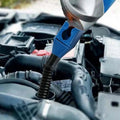 5pcs Plastic Refueling Funnel Portable Folding Telescopic Hose Hands-Free Bayonet(Blue)