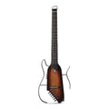 DONNER Smart Headless Silent Guitar Travel Portable Detachable Acoustic Guitar, Style: Mahogany Sunrise Color